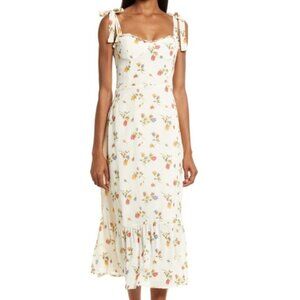 NWT Reformation BOUQUET NIKITA MIDI DRESS Size 10